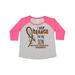 Inktastic I Wear Orange for my Son- Multiple Sclerosis awareness Adult Women's Plus Size T-Shirt Female Baseball Heather and Hot Pink 4X