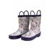 Foxfire for Kids FOX-600-78-6 Childrens Rainbow Unicorn Rain Boot - Size 6, Toddler