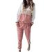 Aimik Women Outfits Tracksuit Sweatshirt Pants Sets Sport Long Sleeve Patchwork Wear Casual Suit Sets