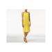 BAR III Womens Yellow Dress Size XXL