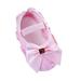 Infant Baby Girls Soft Sole Bowknot Princess Wedding Dress Mary Jane Flats Prewalker Newborn Light Baby Sneaker Shoes