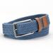 Men's Grand Slam Braided Stretch Golf Belt Blue