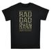 Personalized Rad Dad T-Shirt - XL - Camo - Black