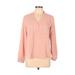 Pre-Owned Nine West Women's Size L Petite Long Sleeve Blouse