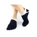 38-43 Outdoor Men's Breathable Cotton Toe Socks Pure Sports Comfortable 5 Finger Toe Sock