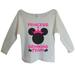 Womens Drinking 3/4 Sleeve ?Princess Drinking Team" Disney Sweat Shirt Gift Medium, Beige