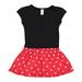 Toddler Baby Rib Dress - BLACK/ RED DOT - 4T