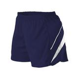 Alleson Athletic Women's Loose Fit Track Shorts R1LFPW Navy/ White M