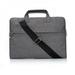 13 Inch Laptop Shoulder Bag Polyester Sleeve With Back Trolley Belt Compatible With MacBook Air And MacBook Pro Gray