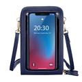 Touch Screen Crossbody Cellphone Purse, PU Leather RFID Blocking Crossbody Cell Phone Bag for Women, Lightweight Cellphone Shoulder Bags Card Holder Wallet Purse with 2 Adjustable Strap