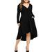 Women Pocket Dress Long Sleeve Oversized Casual Hooded Dresses Zipper Front High Low Loose Tunic Party Date Outfits Womens Plus Casual Dresses