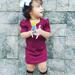 Solid Toddler Baby Girls Knit Sweater Pullovers Princess Tutu Dress Autumn