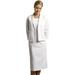 Marvella by White Cross Women's Sleeveless Embroidered Scrub Dress with Jacket