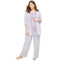 Catherines Women's Plus Size Petite 3-Piece Lace Gala Pant Suit