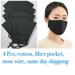 4 Pcs, Springplant Cotton Face Mask with Filter Pocket, Washable and Reusable