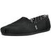 BOBS from Skechers Women's Plush Fashion Slip-On Flat, Black/Black, 8.5 M US