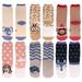 Women's Super Soft Warm Microfiber Fuzzy Cozy Animal Crew Socks, Asst 6b, 6 Pairs