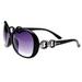 TureClos Oval-shaped Women's Sunglasses Resin Frame Summer Eyewear Female Fashion Eyeglass, Solid