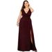Ever-Pretty Womens Sleeveless Glitter Special Occasion Holiday Party Dresses for Women 75052 Burgundy US10