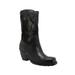 Women's 11" Laser Eagle Boot Black