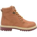 Gold Toe Menâ€™s Distressed Nubuck Lace Up Casual Work Boots with Contrast Sole