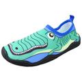 Lil' Fins Kids Water Shoes - Beach Shoes Summer Fun 3D Toddler Water Shoes Kids Quick Dry Swim Shoes Gator 8/9 M US