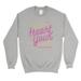 Got My Heart Unisex Grey Crewneck Sweatshirt