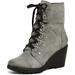 Sorel Womens After Hours Lace Up Boots