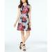 Tommy Hilfiger Women's Floral Keyhole Sleeveless Fit & Flare Dress Size 8