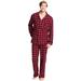 Hanes Men`s Flannel Pajamas, 0140/0140X, XL, Buffalo Plaid