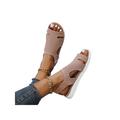 UKAP Women Soft Stretch Sport Comfortable Flat Fly Woven Casual Sandal Open Toe