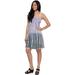 Raya Sun Womens Cotton Dress Missy Fun Print Sleeveless Dress, Grape Tie Dye, Size: X-Large