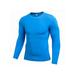 Men Quick Dry Long Sleeve Base Layer Training Tops Sports Compression Skin Tight T Shirts