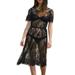 Fymall Women Floral Lace Embroidered Crochet Dress Sexy Strap Sheer Beach Dress