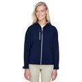 Ladies' Prospect Two-Layer Fleece Bonded Soft Shell Hooded Jacket - CLASSIC NAVY - M