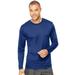Hanes Men's and Big Men's Cool Dri Performance Long Sleeve T-Shirt (50+ UPF), Up to Size 3XL