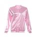 Clearance!Women Basic Coats Solid Tracksuit for Women Jacket Lady Retro Jacket Women Fancy Pink Dress Grease Costume S