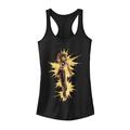 Junior's Marvel X-Men Jean Grey Flame Racerback Tank Top