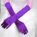 Bescita Womens Satin Long Gloves Opera Wedding Bridal Evening Party Prom Gloves