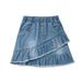 Toddler Kids Girls Blue Denim Mini Skirt Short Dress Jean Skirt Casual Clothes