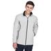 Men's Three-Layer Fleece Bonded Performance Soft Shell Jacket - NATURAL STONE - S