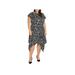 Vince Camuto Womens Printed Blouson Casual Dress