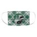 Harry Potter Slytherin Plaid Logo 1-Ply Reusable Face Mask Covering, Kids