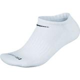 Nike Dri Fit No Show 3 Pair Golf Socks - White