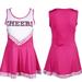 ZIYIXIN Women's Cheerleader Fancy Dress School Girl Uniform Party Costume Outfit