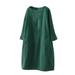 VEAREAR Dress Corduroy with Pockets Loose Fit Plus Size Green,Maternity,Maxi,Plus size,Beach,party