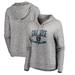 San Jose Earthquakes Fanatics Branded Women's Cozy Collection Steadfast Fleece Tri-Blend Pullover Hoodie - Heathered