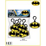 Batman Rubber Keychains, Party Favor 8 Pack