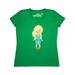 Inktastic Fashion Girl, Blonde Hair, Blue Dress, Orange Shoes Adult Women's V-Neck T-Shirt Female