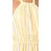 Rebecca Taylor Women's Sleeveless Yarn Dye Stripe Dress, Citrus Combo, 0